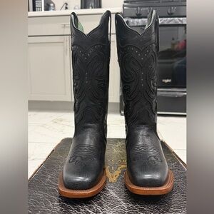 Rodeó Carrie Black Western Cowboy Boots